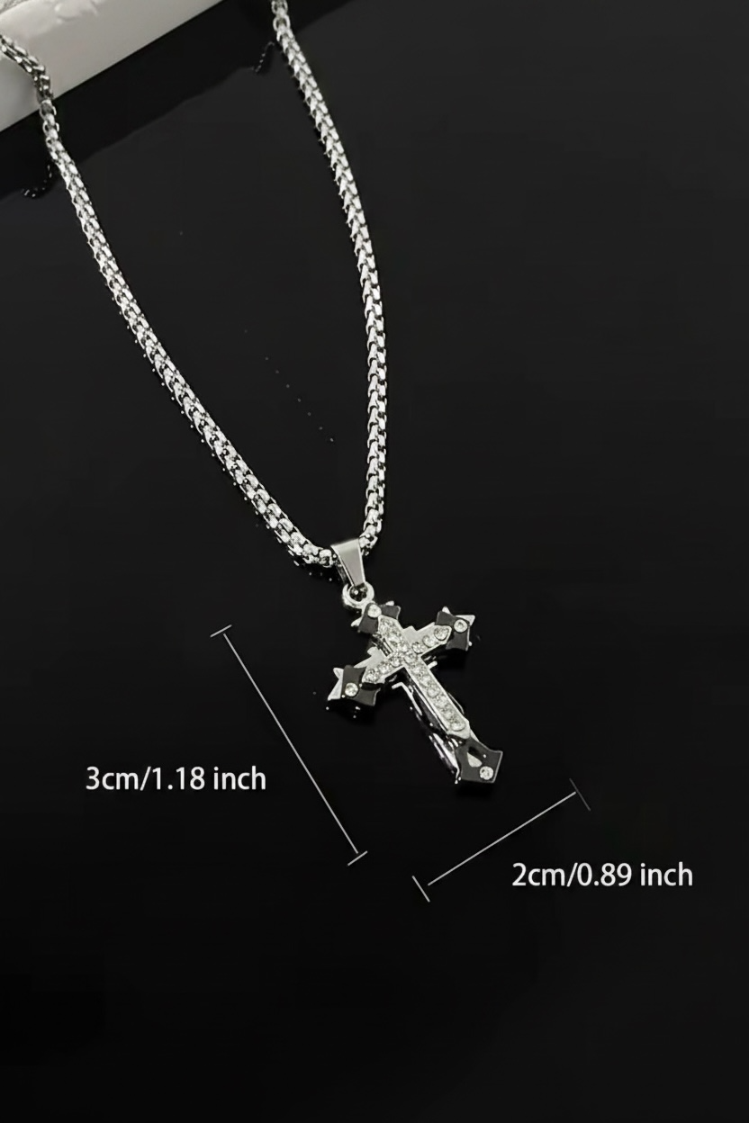 Iron Faith Cross Necklace
