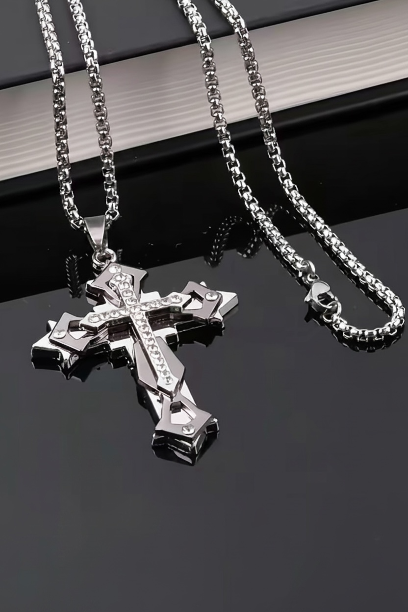 Iron Faith Cross Necklace